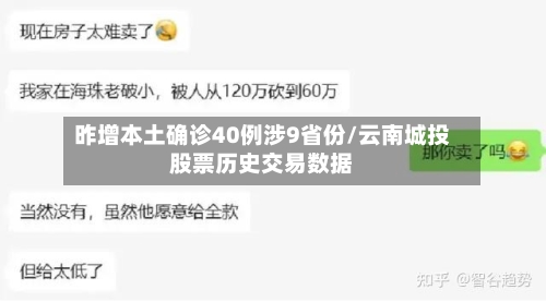 昨增本土确诊40例涉9省份/云南城投股票历史交易数据-第3张图片