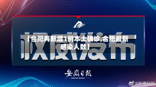 【合肥再新增1例本土确诊,合肥最新感染人数】-第2张图片