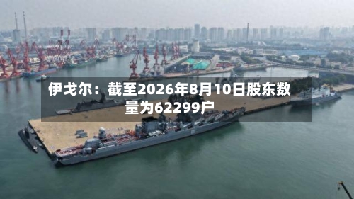 伊戈尔：截至2026年8月10日股东数量为62299户