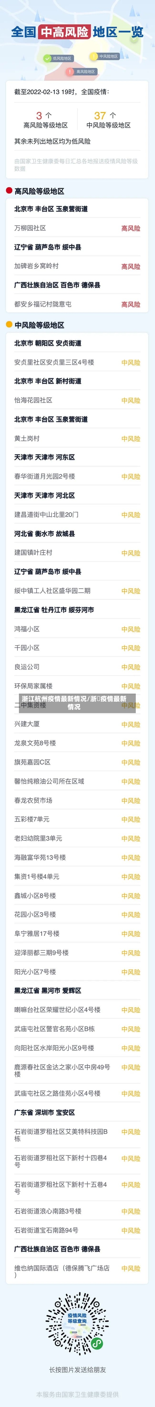 浙江杭州疫情最新情况/浙冮疫情最新情况