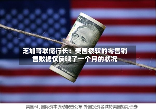 芝加哥联储行长：美国疲软的零售销售数据仅反映了一个月的状况