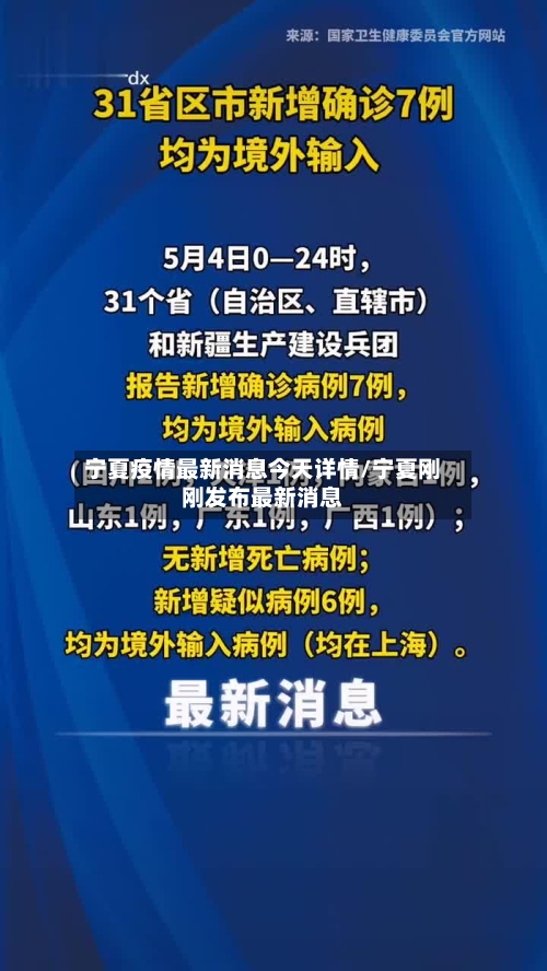 宁夏疫情最新消息今天详情/宁夏刚刚发布最新消息