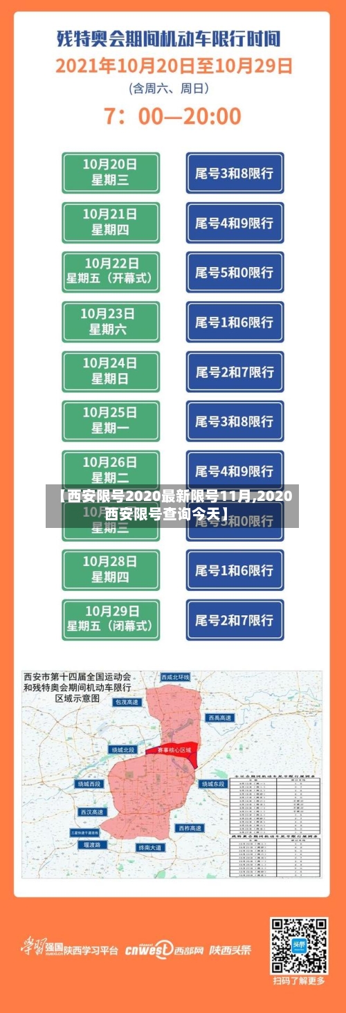 【西安限号2020最新限号11月,2020西安限号查询今天】