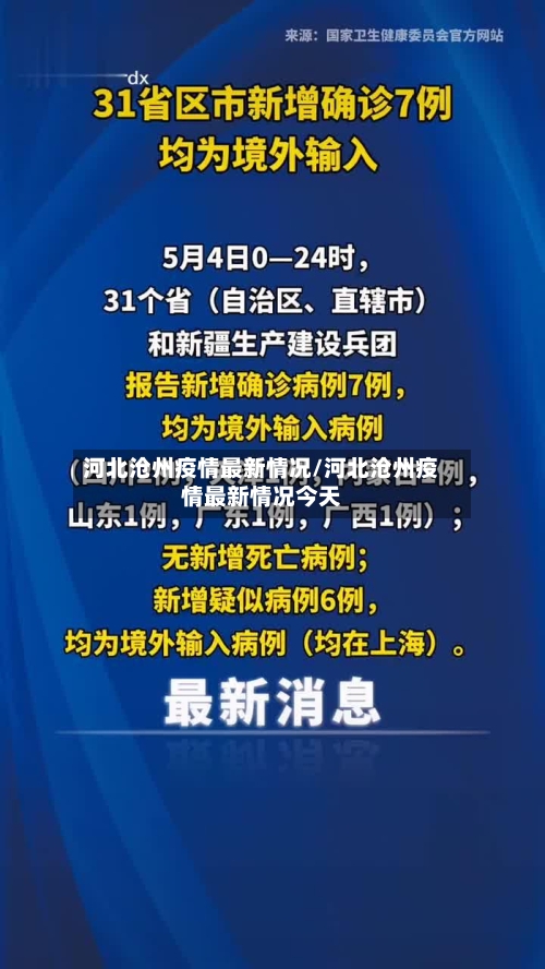 河北沧州疫情最新情况/河北沧州疫情最新情况今天