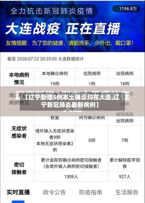 【辽宁新增5例本土确诊均在大连,辽宁新冠肺炎最新病例】