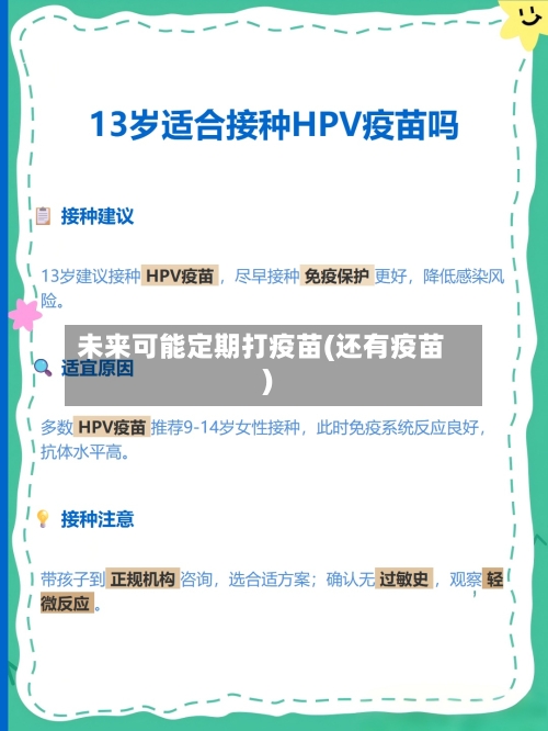 未来可能定期打疫苗(还有疫苗)
