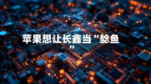 苹果想让长鑫当“鲶鱼”