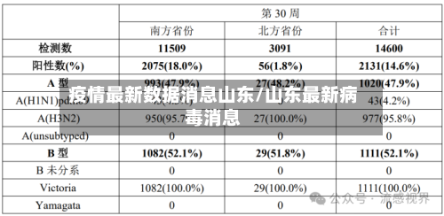 疫情最新数据消息山东/山东最新病毒消息-第2张图片