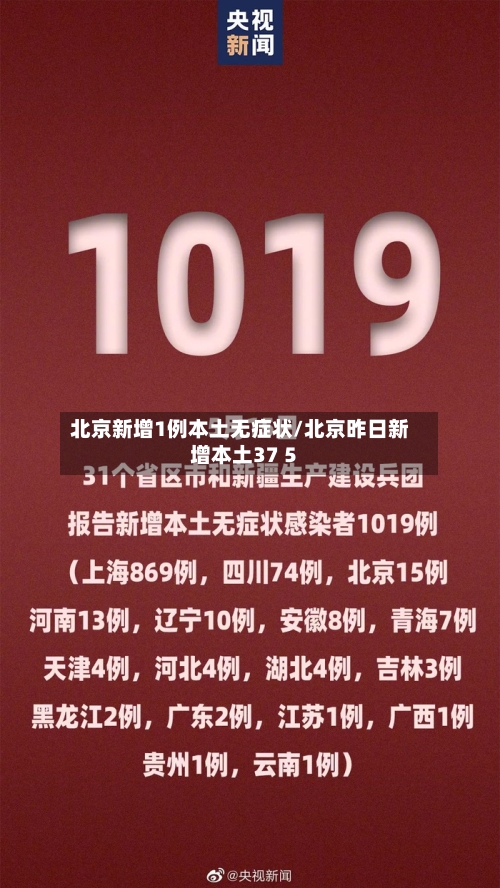 北京新增1例本土无症状/北京昨日新增本土37 5-第2张图片