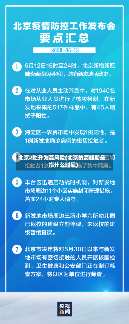 北京2地升为高风险(北京的高峰期是指什么时间)-第2张图片