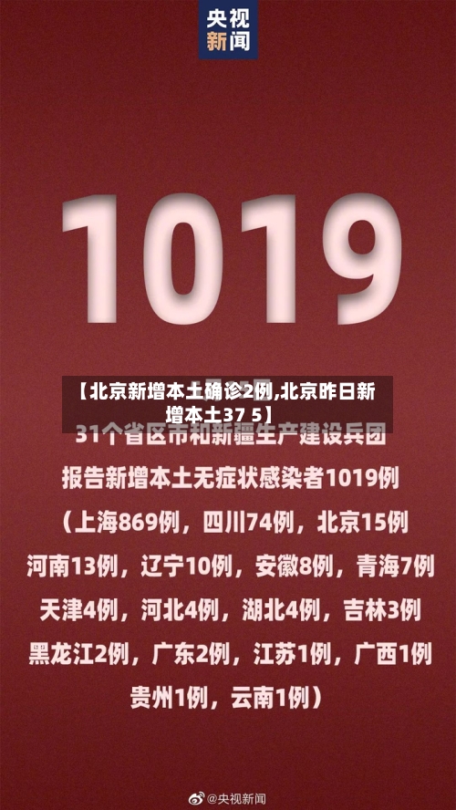 【北京新增本土确诊2例,北京昨日新增本土37 5】