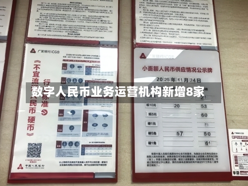 数字人民币业务运营机构新增8家-第2张图片