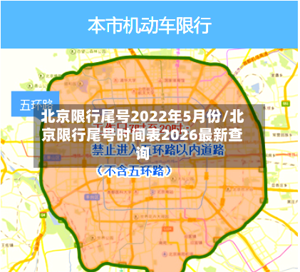 北京限行尾号2022年5月份/北京限行尾号时间表2026最新查询