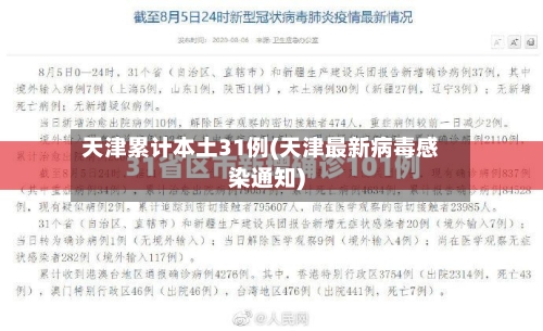 天津累计本土31例(天津最新病毒感染通知)