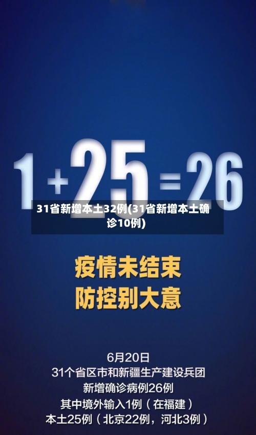 31省新增本土32例(31省新增本土确诊10例)-第2张图片