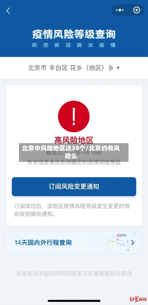 北京中风险地区达39个/北京约有风险么-第2张图片