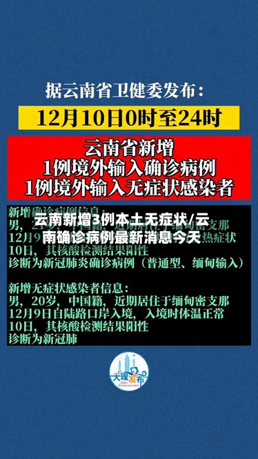 云南新增3例本土无症状/云南确诊病例最新消息今天-第3张图片