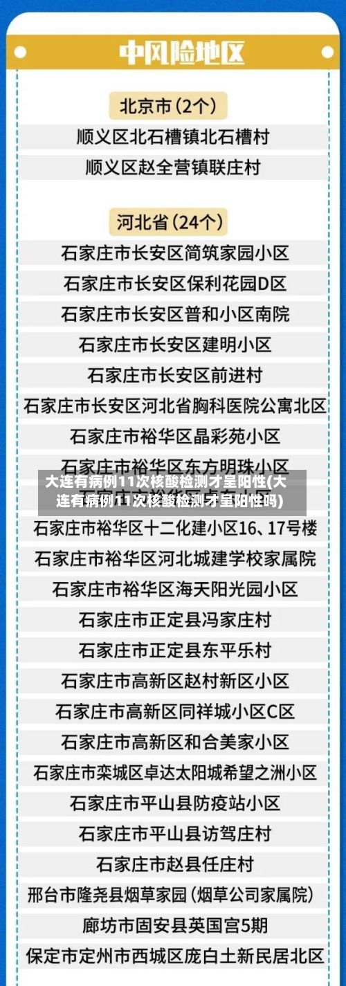 大连有病例11次核酸检测才呈阳性(大连有病例11次核酸检测才呈阳性吗)-第3张图片