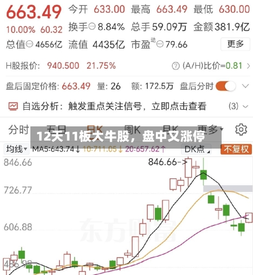 12天11板大牛股，盘中又涨停-第2张图片
