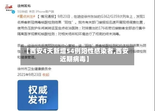 【西安4天新增54例阳性感染者,西安近期病毒】