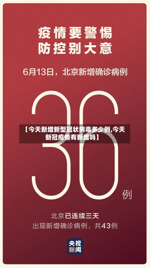 【今天新增新型冠状病毒多少例,今天新冠疫情有新增吗】-第3张图片