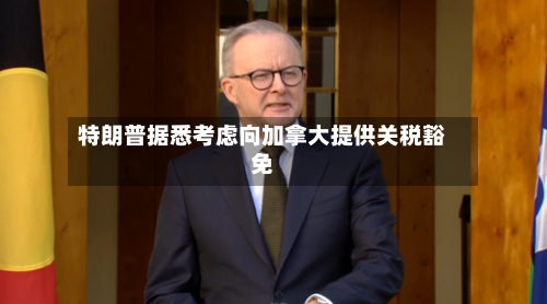 特朗普据悉考虑向加拿大提供关税豁免