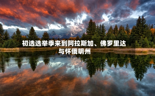 初选选举季来到阿拉斯加、佛罗里达与怀俄明州