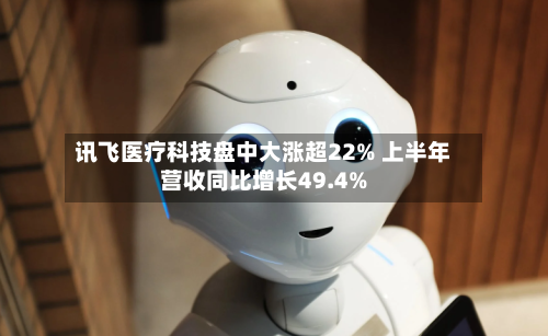 讯飞医疗科技盘中大涨超22% 上半年营收同比增长49.4%-第2张图片