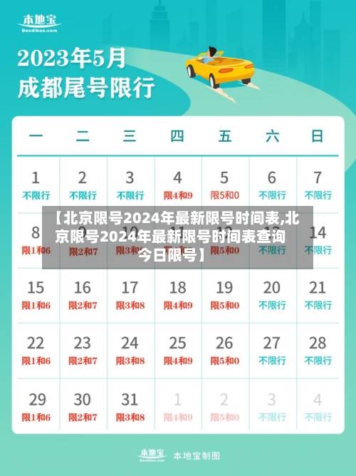 【北京限号2024年最新限号时间表,北京限号2024年最新限号时间表查询今日限号】-第3张图片