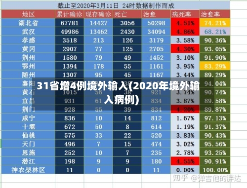 31省增4例境外输入(2020年境外输入病例)-第2张图片