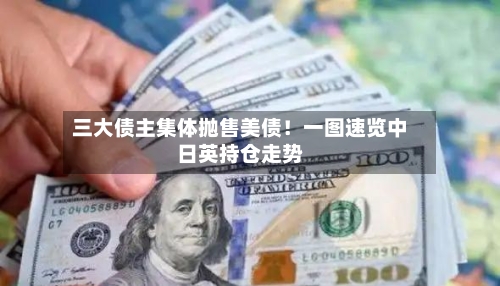 三大债主集体抛售美债!一图速览中日英持仓走势-第2张图片