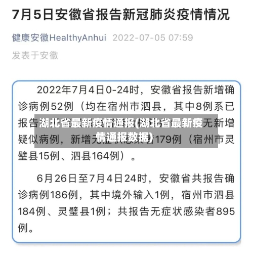 湖北省最新疫情通报(湖北省最新疫情通报数据)