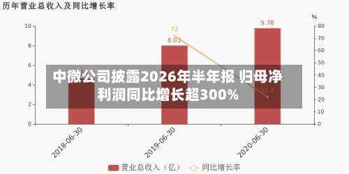 中微公司披露2026年半年报 归母净利润同比增长超300%