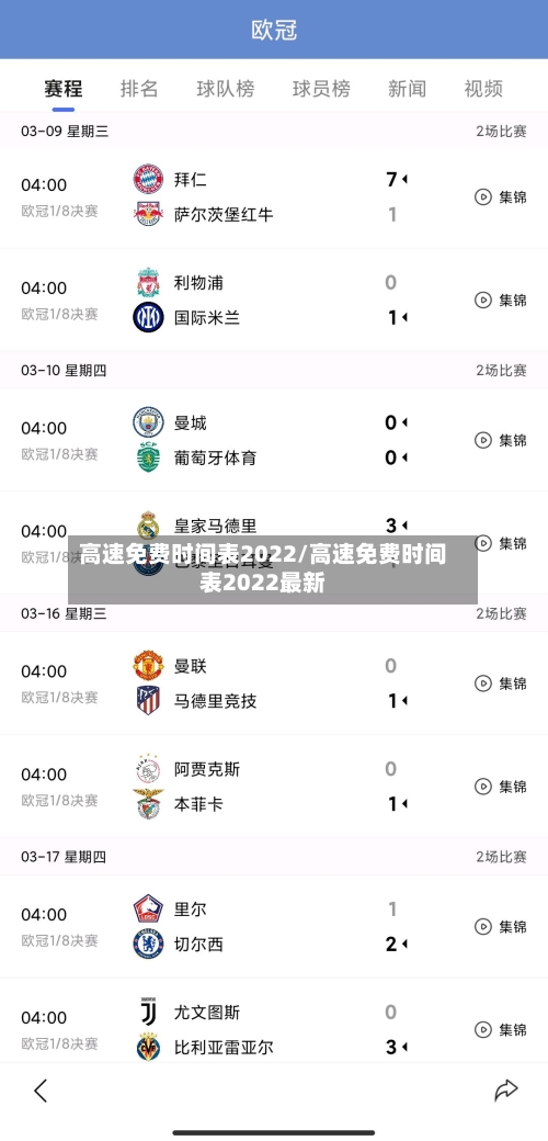 高速免费时间表2022/高速免费时间表2022最新-第3张图片