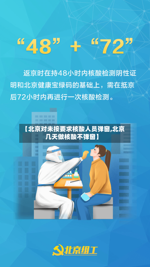 【北京对未按要求核酸人员弹窗,北京几天做核酸不弹窗】
