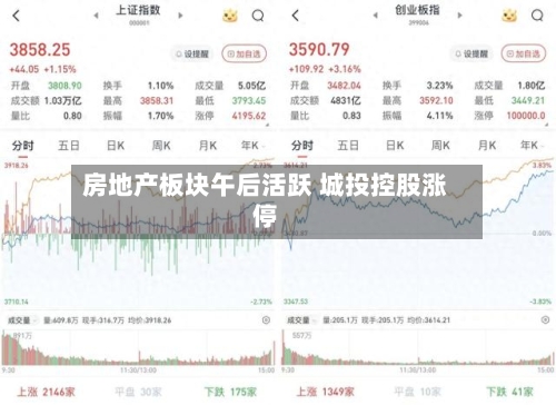 房地产板块午后活跃 城投控股涨停-第2张图片