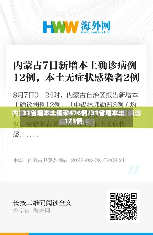 31省增本土确诊476例/31省增本土175例-第2张图片