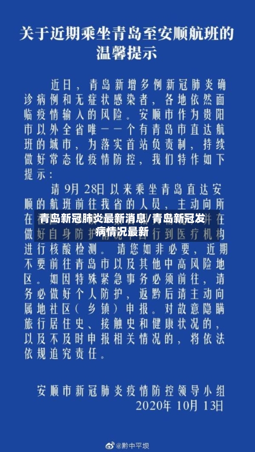 青岛新冠肺炎最新消息/青岛新冠发病情况最新-第2张图片