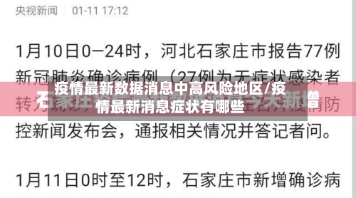 疫情最新数据消息中高风险地区/疫情最新消息症状有哪些