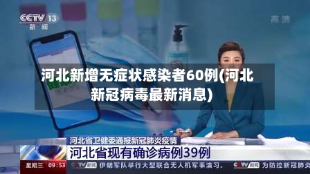 河北新增无症状感染者60例(河北新冠病毒最新消息)