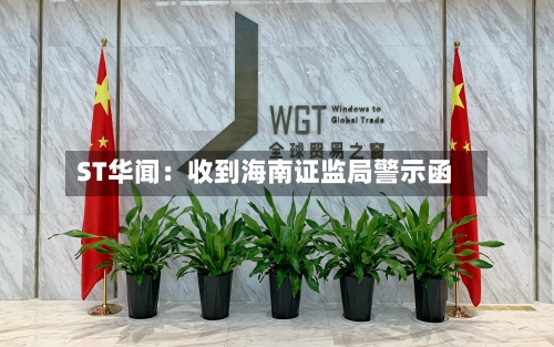 ST华闻:收到海南证监局警示函-第2张图片