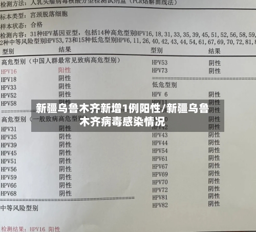 新疆乌鲁木齐新增1例阳性/新疆乌鲁木齐病毒感染情况-第3张图片