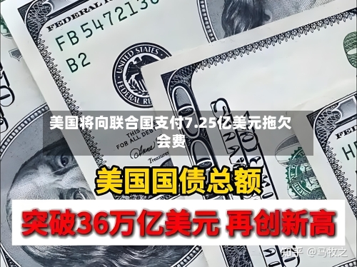 美国将向联合国支付7.25亿美元拖欠会费