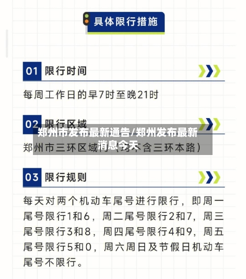 郑州市发布最新通告/郑州发布最新消息今天-第3张图片