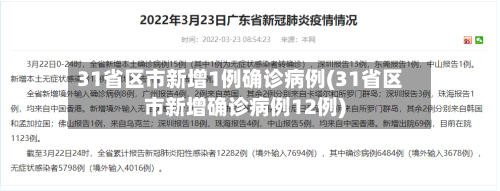 31省区市新增1例确诊病例(31省区市新增确诊病例12例)-第2张图片