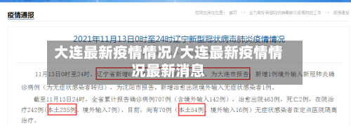 大连最新疫情情况/大连最新疫情情况最新消息-第2张图片