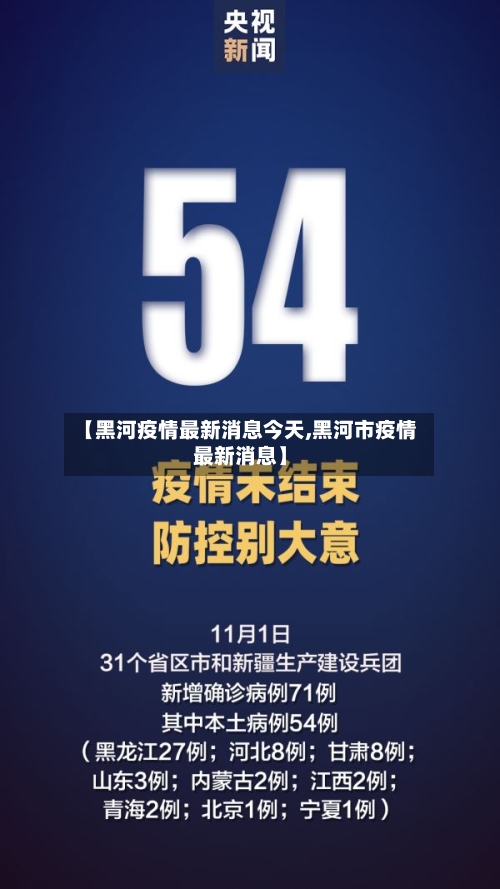 【黑河疫情最新消息今天,黑河市疫情最新消息】-第2张图片