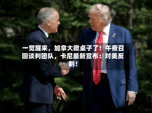 一觉醒来，加拿大掀桌子了！午夜召回谈判团队，卡尼最新宣布：对美反制！-第2张图片