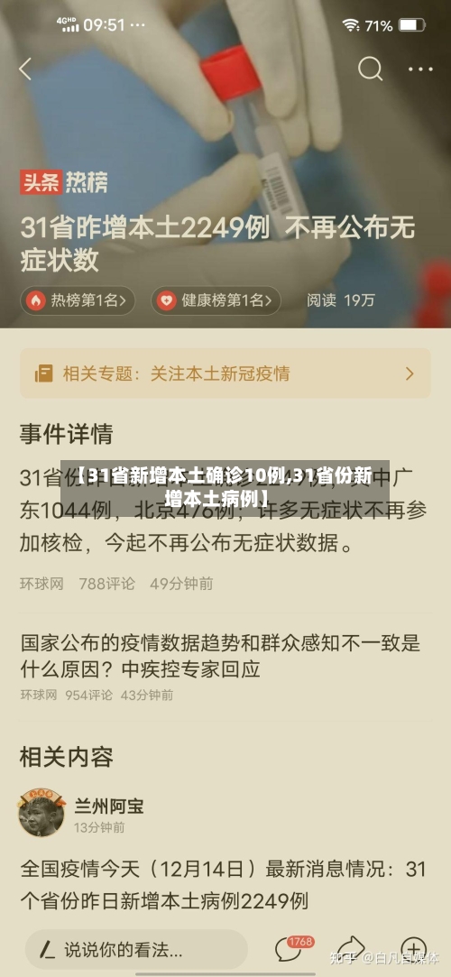 【31省新增本土确诊10例,31省份新增本土病例】-第2张图片