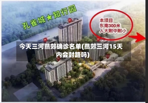 今天三河燕郊确诊名单(燕郊三河15天内会封路吗)